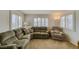 Bright living room with plush carpeting, white walls, and shuttered windows for natural light at 1944 Las Palmas Ln # 174, Laughlin, NV 89029