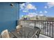 Condo balcony with outdoor seating overlooking the city skyline at 211 E Flamingo Rd # 1617, Las Vegas, NV 89169