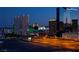 Expansive city view featuring Hilton Grand Vacations, MGM, and other high-rise buildings, displaying urban living at 211 E Flamingo Rd # 1617, Las Vegas, NV 89169
