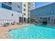 Inviting outdoor pool with comfortable lounge seating at 211 E Flamingo Rd # 1617, Las Vegas, NV 89169