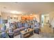 Open-concept living space with seamless flow to dining area and kitchen at 2144 Marywood Park Ct, Henderson, NV 89044