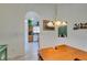 Bright dining area featuring wood floors, pendant lighting and decorative accents at 2200 Valley Heights Ave, Henderson, NV 89052
