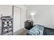 Clean bedroom with a storage cabinet and a dresser beside a single bed at 2507 Albemarle Way, Henderson, NV 89014