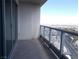 Balcony with panoramic city views at 322 Karen Ave # 2606, Las Vegas, NV 89109