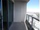 Balcony with city views at 322 Karen Ave # 2606, Las Vegas, NV 89109