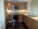 Contemporary kitchen with stainless steel appliances and granite countertops at 322 Karen Ave # 2606, Las Vegas, NV 89109