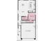 Main level floorplan featuring great room, dining area, kitchen, bedroom, bathroom, and two car garage at 338 Taylor St, Henderson, NV 89015