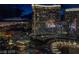 Spectacular city view featuring illuminated skyscrapers, entertainment venues, and city lights at 3750 S Las Vegas Blvd # 3111, Las Vegas, NV 89158