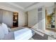 Serene main bedroom with an ensuite bathroom and floor to ceiling windows at 3750 S Las Vegas Blvd # 3111, Las Vegas, NV 89158