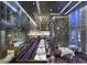 Upscale restaurant with modern lighting, decor, and ample seating arrangement at 3750 S Las Vegas Blvd # 3111, Las Vegas, NV 89158