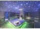 Unique steam room with star-lit ceiling, marble surfaces, and ambient lighting at 3750 S Las Vegas Blvd # 3111, Las Vegas, NV 89158