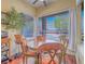 Bright dining area features views, natural light, and a comfortable seating arrangement at 401 Obsidian St, Las Vegas, NV 89145