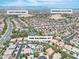 Aerial image of 4196 Balmoral Ct location, close to Goett Gathering Park and Somerset Hills Park at 4196 Balmoral Castle Ct, Las Vegas, NV 89141