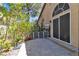 Private patio area with brick pavers, perfect for outdoor dining and relaxation at 4196 Balmoral Castle Ct, Las Vegas, NV 89141