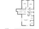Upstairs floor plan showing bedroom and bathroom locations with dimensions; perfect for planning furniture placement at 4475 Harmony Ct, Las Vegas, NV 89121