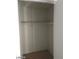 This is an empty reach-in closet with a high shelf at 4760 Woodridge Rd, Las Vegas, NV 89121