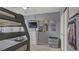Cozy bedroom with bunk bed, storage, and decor; a perfect space at 482 Painted Sage Ct, Henderson, NV 89015