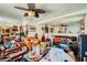 Open-concept layout with a living room connected to the kitchen at 4832 Englewood Ave, Las Vegas, NV 89139