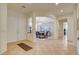 Open foyer featuring tile flooring and views into the dining room at 4845 Santo Romeo St, Las Vegas, NV 89135
