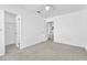 Clean bedroom with a closet and entry to other rooms in the house at 4871 La Princesa Ct, North Las Vegas, NV 89031