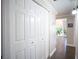 Hallway features a closet with a peek at the open-concept living space at 520 Arrowhead Trl # 1322, Henderson, NV 89015