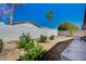 Newly landscaped backyard offers new plantings, sunny skies and backyard privacy at 5548 Spearfish Lake Ct, Las Vegas, NV 89148