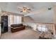 Upstairs loft area with ample space for seating, offering a versatile living area at 7109 Deepriver Cir, Las Vegas, NV 89129