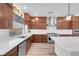 Modern kitchen design with sleek countertops and professional-grade appliances at 7260 Grace Estate Ave, Las Vegas, NV 89113