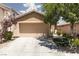 Charming single-story home with a two-car garage and simple landscaping in a residential neighborhood at 820 Bernini St, Las Vegas, NV 89144