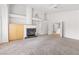Open living room featuring a fireplace and seamless transition to other areas of the home at 8800 Cortile Dr, Las Vegas, NV 89134