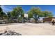 Outdoor community basketball court featuring a full-sized court, hoop, and perimeter fencing at 9053 Entrancing Ave, Las Vegas, NV 89149