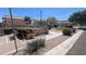 Well-maintained community park featuring walking path, gazebo, benches and beautiful landscaping at 9053 Entrancing Ave, Las Vegas, NV 89149