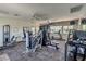 Community Gym with various equipment and multiple windows for natural lighting and views at 939 Paisley St, Las Vegas, NV 89145