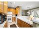 Bright kitchen with ample counter space and light wood cabinetry at 939 Paisley St, Las Vegas, NV 89145