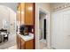 Kitchen area showing a seamless transition to the laundry and pantry space at 939 Paisley St, Las Vegas, NV 89145