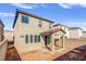 Home exterior showcasing a covered back patio and a partially fenced-in backyard at 9886 Alpine Style Dr, Las Vegas, NV 89166