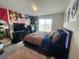 Lively bedroom with fun decor, leopard print accents, and modern furnishings at 10021 Locking Biner Ave, Las Vegas, NV 89166