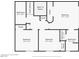 Detailed floor plan showcasing multiple bedrooms and bathrooms for a spacious layout at 1073 Pleasure Ln # 2, Henderson, NV 89002
