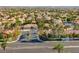 Residential neighborhood featuring tile roofs, mature landscaping and multiple cul-de-sac streets at 1274 Doggett Ave, Las Vegas, NV 89123