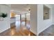 Bright and open living room with hardwood floors and modern design elements at 1274 Doggett Ave, Las Vegas, NV 89123
