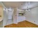 Open floor plan featuring the dining room with a pass through view to the kitchen at 2040 Mesquite Ln # 203, Laughlin, NV 89029