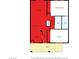 Detailed floorplan of home, highlighting living areas, bedrooms, and bathrooms at 2040 Mesquite Ln # 203, Laughlin, NV 89029