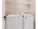 Bright laundry room features a new Whirlpool washer and dryer at 2417 Fasano St, Henderson, NV 89044