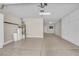 Spacious garage with ample storage space, water heater, water softener, and an entryway door at 2529 Flodden St, Henderson, NV 89044