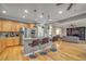 Modern kitchen with an island, stainless steel appliances, and ample counter space at 2529 Flodden St, Henderson, NV 89044