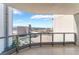 Enjoy stunning city views from this private balcony, offering an exceptional outdoor living space at 322 Karen Ave # 2201, Las Vegas, NV 89109