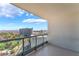 Balcony with expansive city and golf course views, perfect for relaxing or entertaining at 322 Karen Ave # 2201, Las Vegas, NV 89109