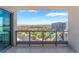 Balcony view showcasing golf courses, city buildings, and blue skies at 322 Karen Ave # 2201, Las Vegas, NV 89109