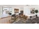 Bright living room with modern decor, hardwood floors, and an open floor plan at 3320 Osage Ave, Las Vegas, NV 89101