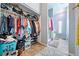 Hallway with a full walk-in closet that offers ample storage solutions at 3360 National Ave, Pahrump, NV 89048